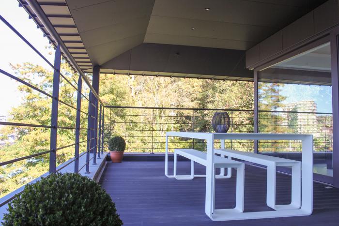 Terrasse et finition de toiture